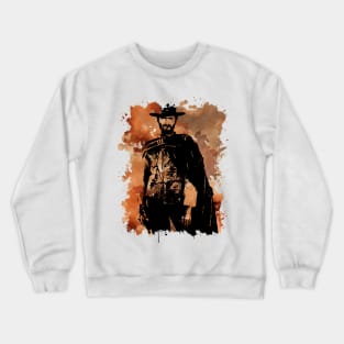 The Good, The Bad, & The Ugly - Brown Watercolor Splash Crewneck Sweatshirt